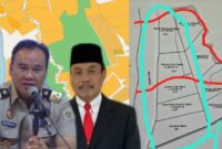 Inspektur Jenderal (Irjen) Kementerian Agraria dan Tata Ruang/Badan Pertanahan Nasional (ATR/BPN) R.B. Agus Widjayanto (kiri) dan Direktur Jendral (Dirjen) Penanganan Sengketa dan Konflik Pertanahan (PSKP) Pada Kementrian ATR/BPN Republik Indonesia, Iljas Tedjo Prijono (kanan)