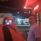 Ketua DPD Partai Perindo Kabupaten Manggarai Barat berinisial H (41) tampak tegang dan memilih irit bicara saat dicegat awak media usai keluar dari ruang pemeriksaan, Kamis (25/2). Foto Rino/GBRNews
