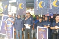Dewan Pimpinan Daerah (DPD) Partai NasDem Kabupaten Manggarai Barat mengutuk keras atas judul, halaman depan, dan isi laporan utama Majalah Media Tempo, Rabu (15/4/2026) pagi. Foto Rino/GBRNews.id