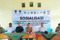 Satgas Cukai Mabar terus memperkuat penindakan dan pencegahan rokok ilegal. Kali ini, tim gabungan menggelar sosialisasi aturan cukai di Desa Nangalili, Kecamatan Lembor Selatan, Selasa (28/4/2026). Foto Rino/GBRNews.id