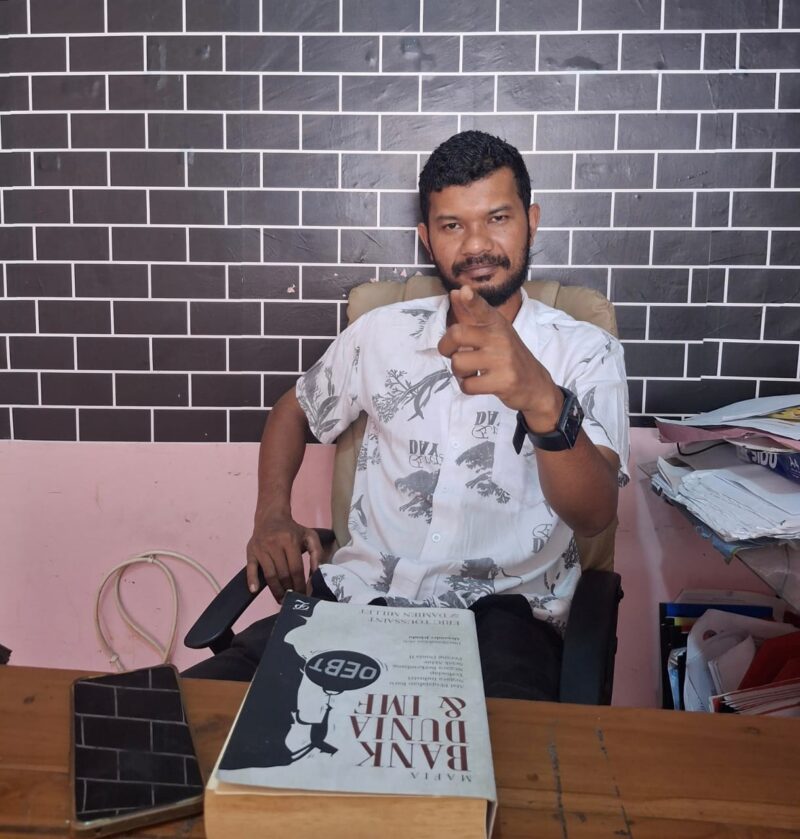 Oktavianus Dalang, keluarga korban. (Dok Pribadi) 