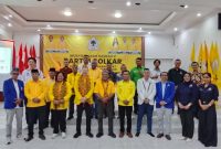 Kegiatan Musda V Partai Golkar Kabupaten Manggarai Barat dihadiri jajaran pengurus DPD I Golkar NTT, penyelenggara pemilu, serta pimpinan partai politik di Kabupaten Manggarai Barat, Sabtu (20/6/2026) siang. (Foto Rino/GBRNews.id) 