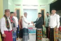 Abdul Rahmad resmi dikukuhkan sebagai Tua Golo Merombok, Rabu (3/6/2026) malam. Foto Rino/GBRNews.id
