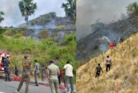 Kawasan wisata ikonik Bukit Silvia di Labuan Bajo, Kecamatan Komodo, Kabupaten Manggarai Barat, dilanda kebakaran hebat pada Kamis (11/6/2026) siang.