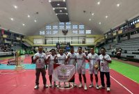 Kontingen Nusa Tenggara Timur (NTT) yang diwakili atlet putra asal Kabupaten Manggarai Barat pada Liga Sepak Takraw Indonesia (LSI) Wilayah II Tahun 2026, Kamis (2/7) pagi. Foto Rino/GBRNews.id