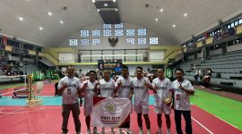 Kontingen Nusa Tenggara Timur (NTT) yang diwakili atlet putra asal Kabupaten Manggarai Barat pada Liga Sepak Takraw Indonesia (LSI) Wilayah II Tahun 2026, Kamis (2/7) pagi. Foto Rino/GBRNews.id