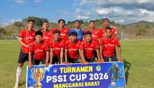 Skuad Kolang FC dalam laga penyisihan PSSI Cup II Manggarai Barat 2026 Pool G.