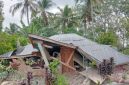 Kondisi rumah warga terdampak di 
Kampung Nobo, Dusun Watu Letang, Desa Tondong Belang, Kecamatan Mbeliling, Kabupaten Manggarai Barat. Foto Yulianus Dirto