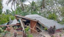 Kondisi rumah warga terdampak di 
Kampung Nobo, Dusun Watu Letang, Desa Tondong Belang, Kecamatan Mbeliling, Kabupaten Manggarai Barat. Foto Yulianus Dirto