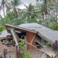 Kondisi rumah warga terdampak di 
Kampung Nobo, Dusun Watu Letang, Desa Tondong Belang, Kecamatan Mbeliling, Kabupaten Manggarai Barat. Foto Yulianus Dirto