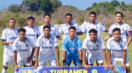 Skuad Kobar FC pada Open Turnamen PSSI Cup II Manggarai Barat 2026
