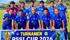 Skuad Vamos Bajo pada Open Turnamen PSSI Cup II Manggarai Barat 2026.