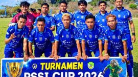 Skuad Vamos Bajo pada Open Turnamen PSSI Cup II Manggarai Barat 2026.