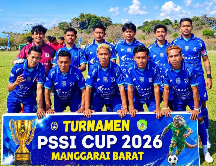Skuad Vamos Bajo pada Open Turnamen PSSI Cup II Manggarai Barat 2026.