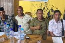Empat Cakades Macang Tanggar saat penghitungan suara, yakni calon nomor urut 2 Jamaludin (kiri), calon nomor urut 5 Nanang Kasim (tengah), calon nomor urut 1 Jurae (tengah), dan calon nomor urut 4 Rudi Hartono (kanan), Selasa (29/9/2026). Foto ist. 